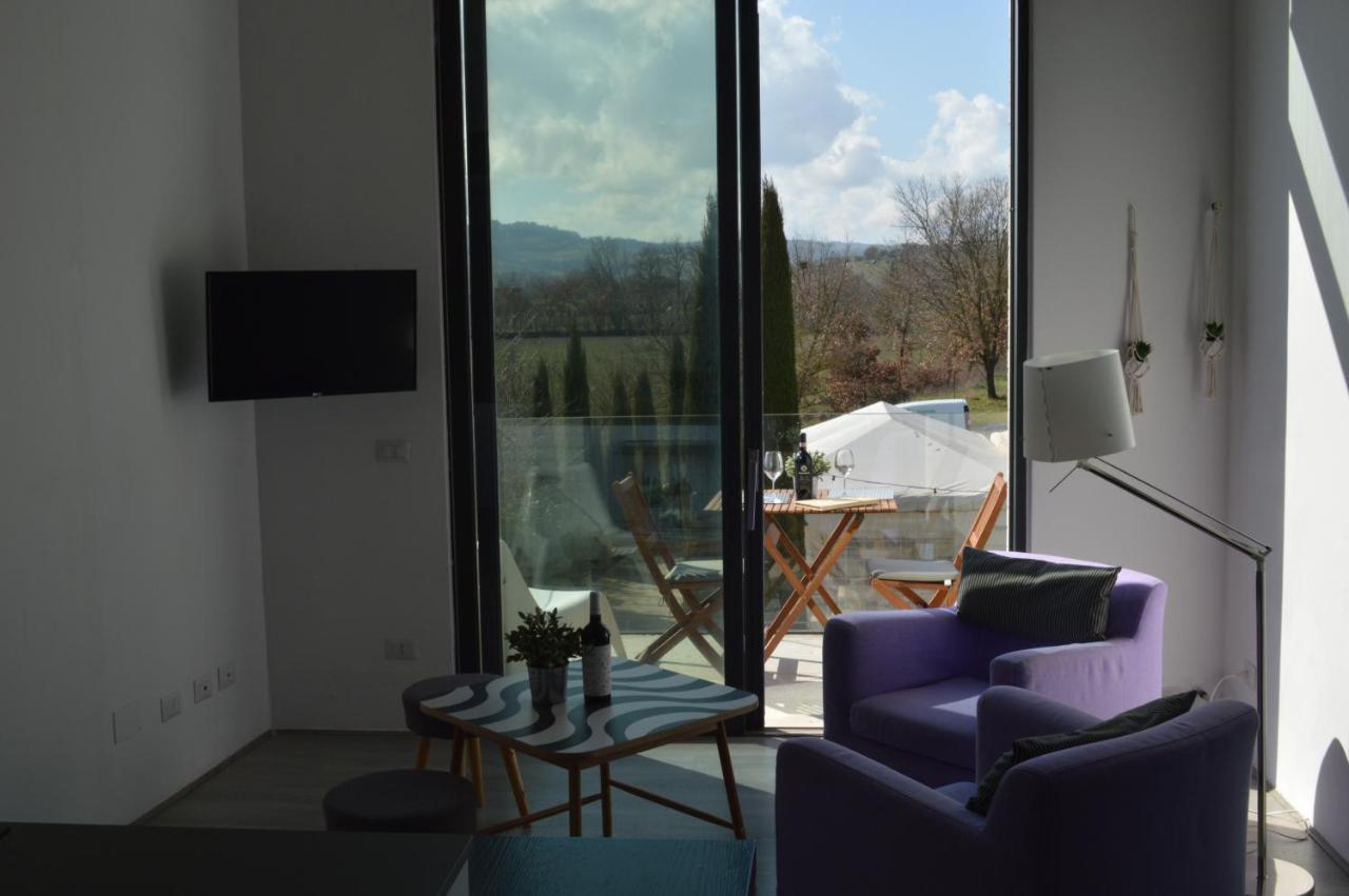 Loft A Montepulciano Sopra Birrificio Artigianale Lägenhet Abbadia a Isola Exteriör bild
